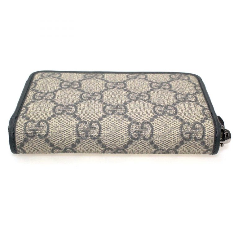 Gucci Card Case Sale | GG Coated Canvas Beige 255452 | BagBuyBuy