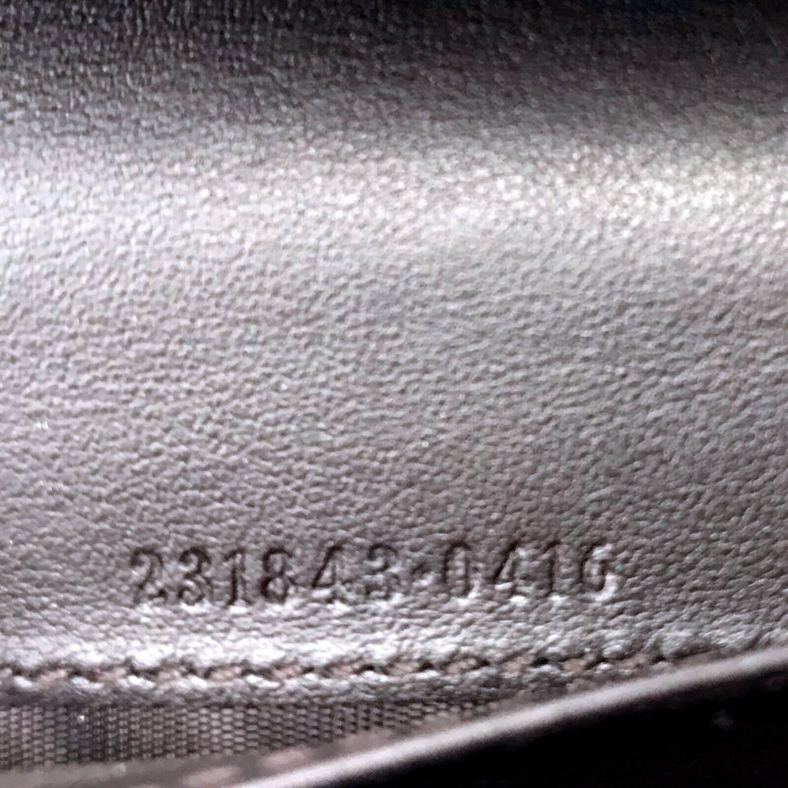 Gucci GG Interlocking Continental Leather Wallet Black 598166