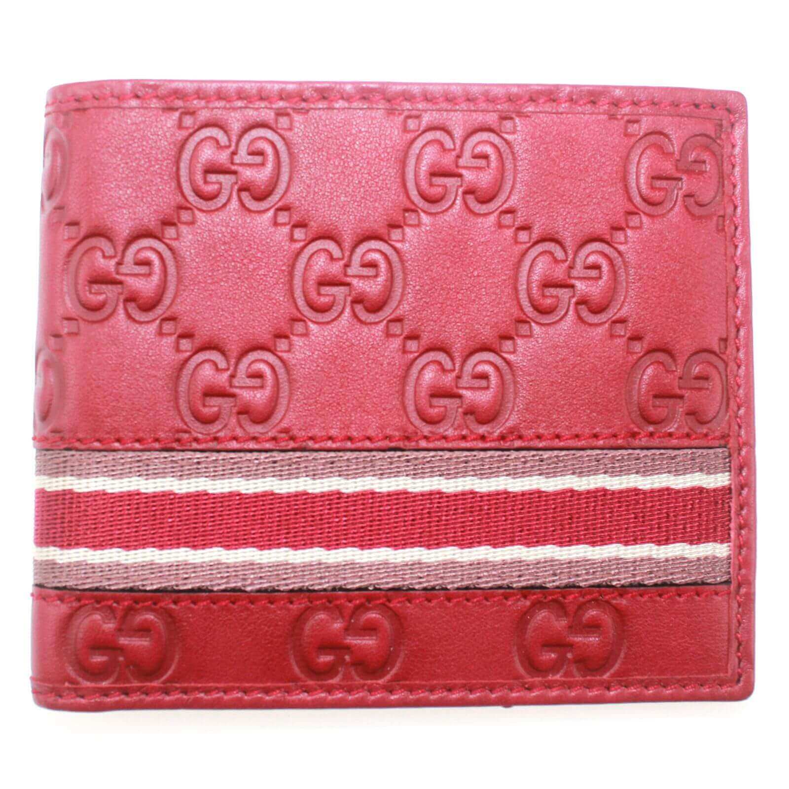 red gucci wallet mens