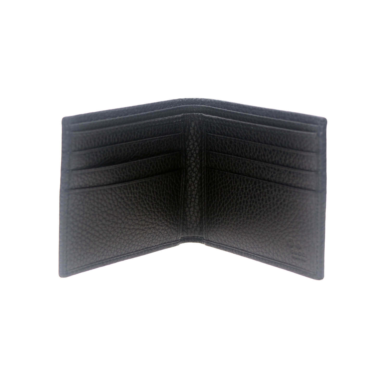 Gucci Web Stripe Leather Wallet in Black for Men