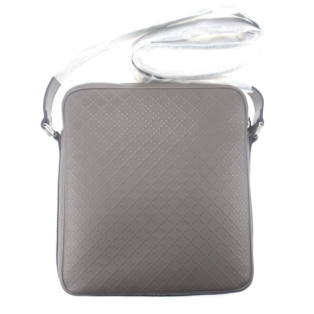 Gucci Shoulder Bags | Diamanta Leather Grey 201448 | BagBuyBuy