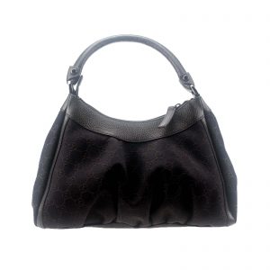 Gucci Hobo Bag Sale | Denim Silver D Ring Black | BagBuyBuy