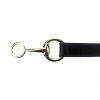 Authentic, New, and Unused Gucci Calfskin Round Buckle Horsebit Belt Black Size85 282349 golden buckle close-up top view