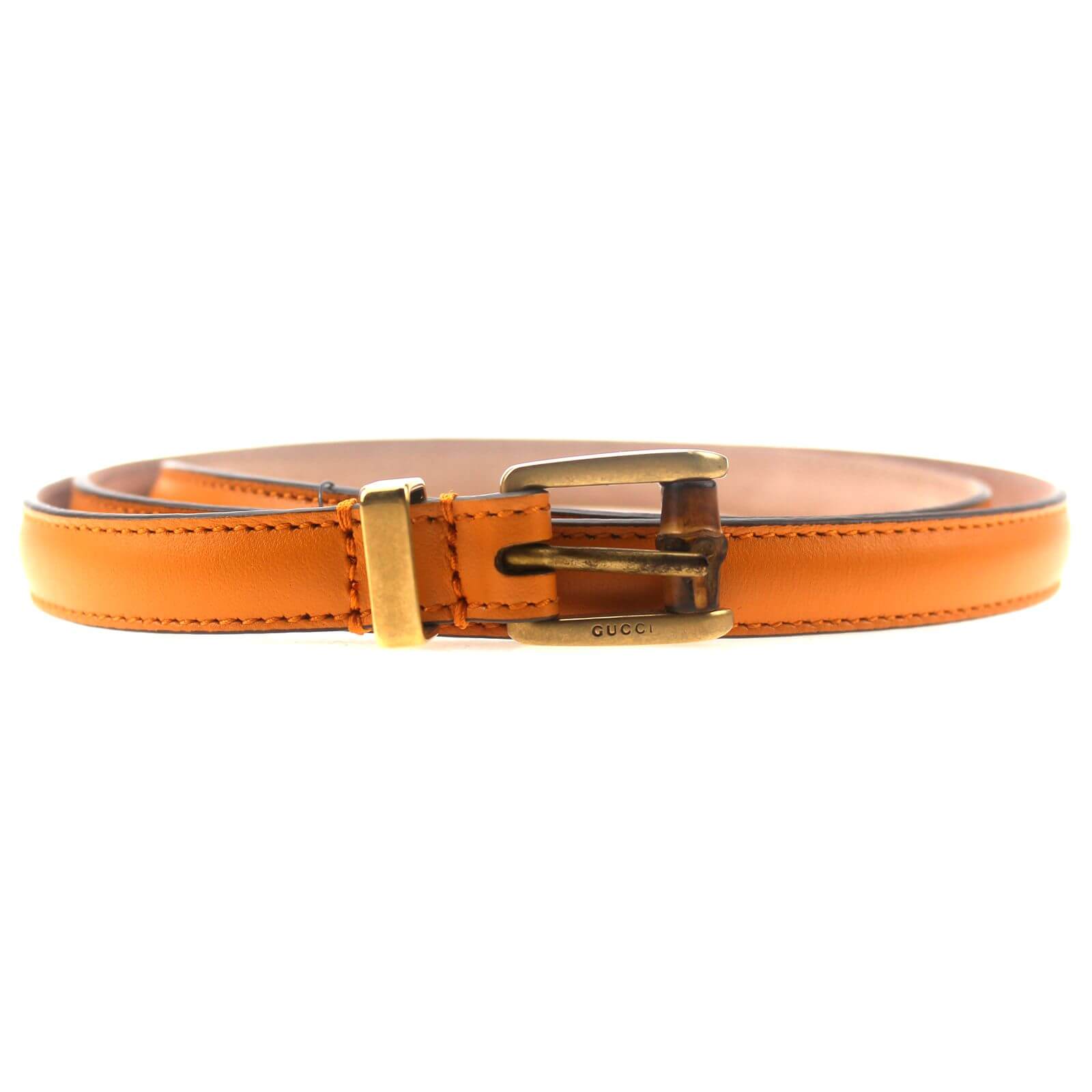 Gucci Belts for Women | Bamboo Buckle Leather OR 90B | BagBuyBuy