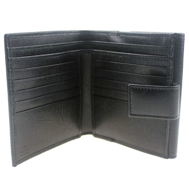 Gucci Wallet Sale | Calfskin French Flap Black 309704 | BagBuyBuy