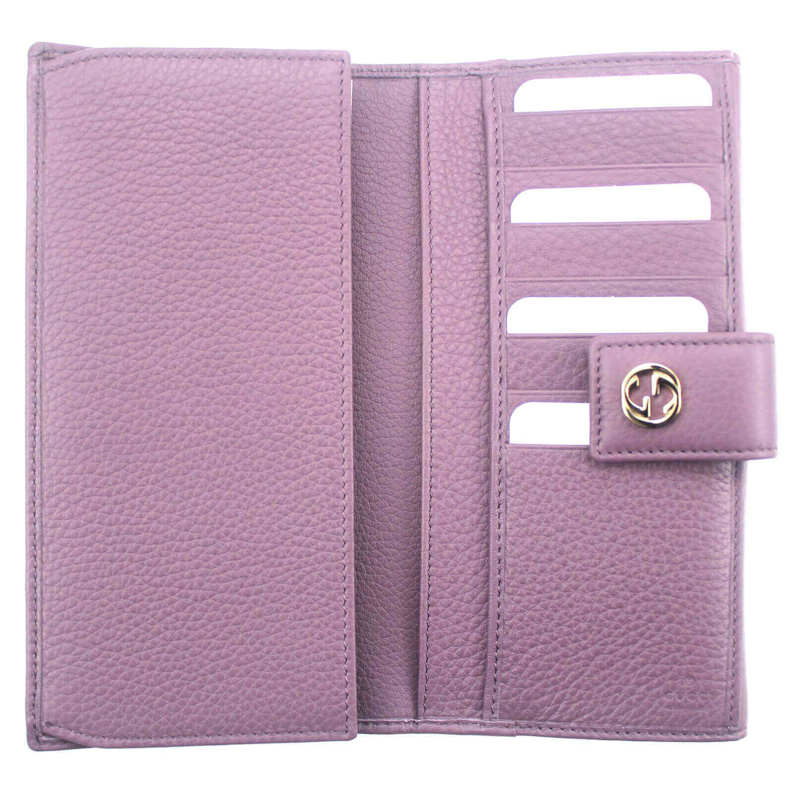 Gucci Clutch Sale | Pink Leather Interlocking 337335 | BagBuyBuy