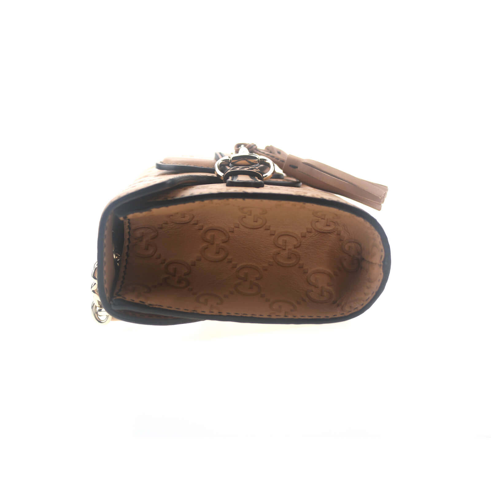 Gucci Guccissima Beige/Brown Small Crossbody Bag Good Condition