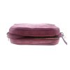 Authentic, New, and Unused Gucci Leather Crossbody Bag Pink 387360 top side view