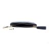 Authentic, New, and Unused Gucci Patent Calfskin Soho Key Case Wallet Black 354358 interior view