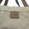Authentic, New, Unused Gucci GG Nylon Viaggio Collection Tote Bag Green 308877 interior tag