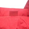 Authentic, New, Unused Gucci GG Nylon Viaggio Collection Tote Bag Red 308877 interior stamped serial number