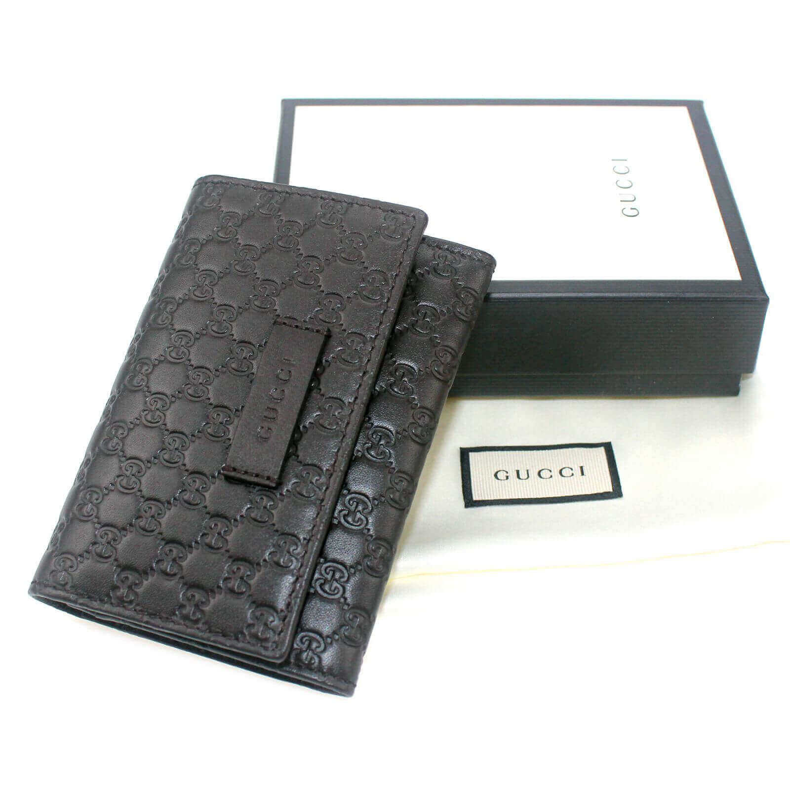 Gucci Card Holder Sale | Guccissima Leather Brown 544030 | BagBuyBuy