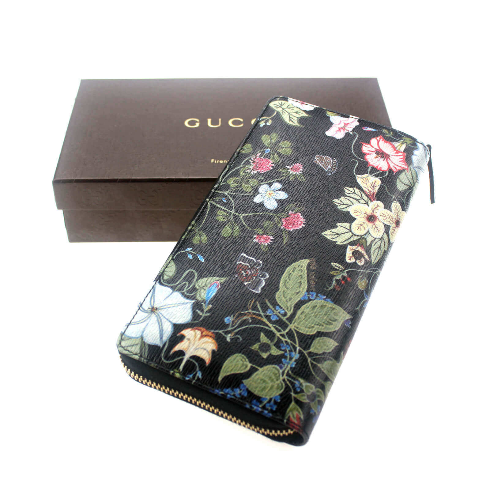 Gucci Wallet | Flora Knight Leather Multicolor | BagBuyBuy
