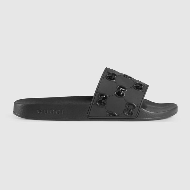 Gucci slides wide feet hot sale